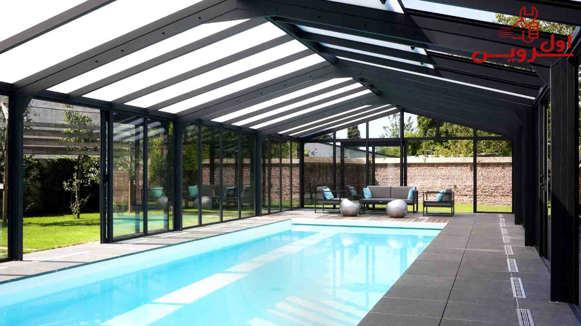 A swimming pool inside a house AI-generated content may be incorrect.